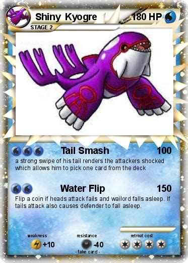 Pokémon Shiny Kyogre 11 11 - Tail Smash - My Pokemon Card