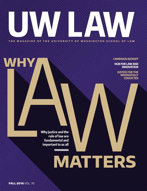 UW Law Fall 2016 by UW School of Law - Issuu