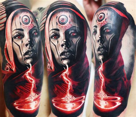 Cyborg Girl tattoo by Andrey Kolbasin : r/Cyberpunk