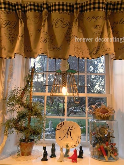 Forever Decorating!: Do YOU Crave Change? | Country kitchen curtains, Kitchen window treatments ...