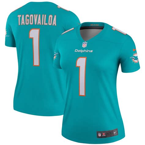 Women's Nike Tua Tagovailoa Aqua Miami Dolphins Legend Jersey