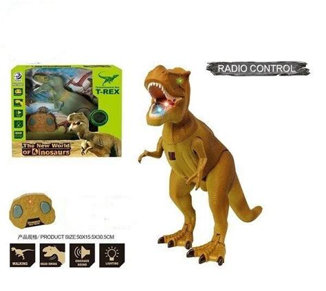 NEW JURASSIC WORLD DINO REMOTE CONTROL RC DINOSAUR LIGHTS & SOUND 9981 T REX TRE | #3772363139