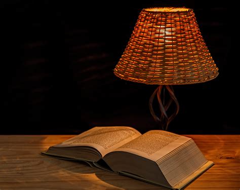 Book Beside Table Lamp · Free Stock Photo