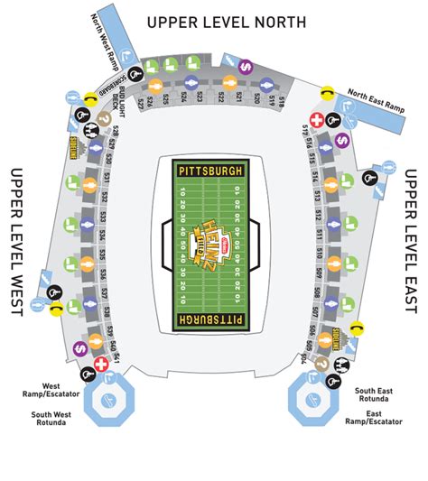 Heinz Field Seating Chart Seat Numbers