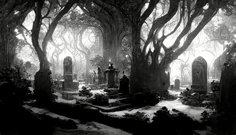 graveyard at night by EllysWorldOfArt on DeviantArt