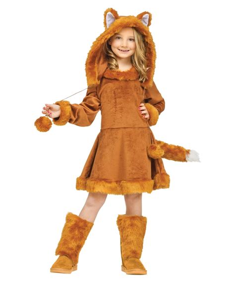 Sweet Fox Kids Wolf Animal Costume - Girls Costumes