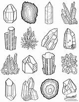 Gem Coloring Page  Crystal Drawing Line Art Sketch book sketch template