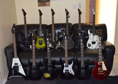 Kirk Hammett Guitar Collection