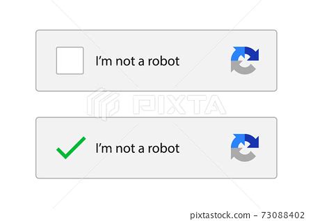 captcha i am not a robot vector computer code. - Stock Illustration [73088402] - PIXTA