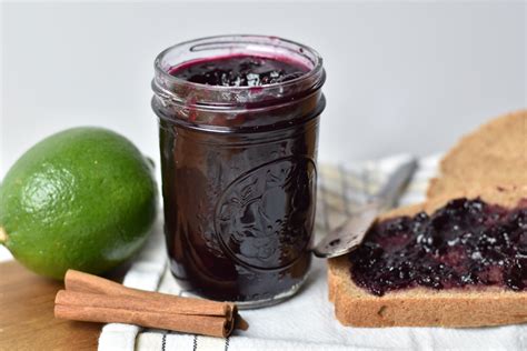 Blueberry Jam with Lime | With Two Spoons