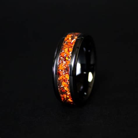 Meteorite Ring - Etsy