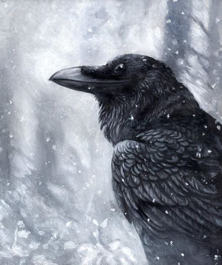 Winter Raven by kenket on DeviantArt