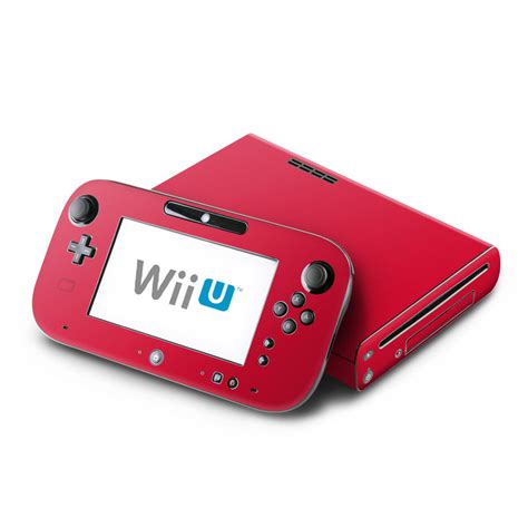 Solid State Red Nintendo Wii U Skin // iStyles