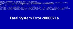 Best Ways to fix Fatal System Error on Windows 10 – Complete Guide