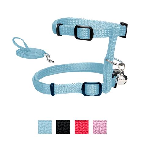 Catit Adjustable Cat Harness & Leash Set, Blue, Small - Chewy.com