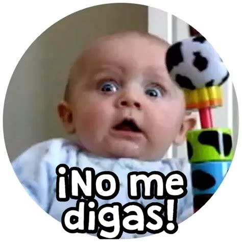 ¡No me digas! Sticker de WhatsApp - DescargarStickers