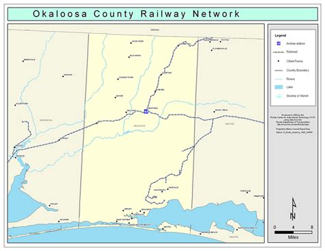 Okaloosa County Zip Code Map