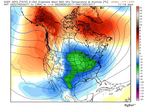 Extreme weather-pattern change may mean cold and stormy mid-December in ...