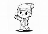Pocoyo Free To color For Children  Coloring Pages Kids sketch template