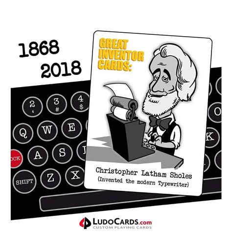 Christopher Sholes, the #inventor of modern typewriter, was granted a ...