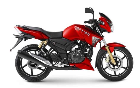 TVS Apache RTR 160 & 180 Matte Red variant launched | Matte red ...