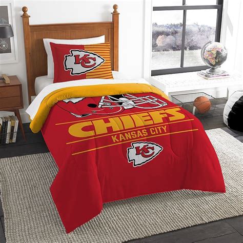 Kansas City Chiefs Draft Twin Comforter Set by Northwest in 2020 | Twin ...