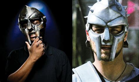 MF DOOM's mask is the helmet from Gladiator (2000) : r/mfdoom