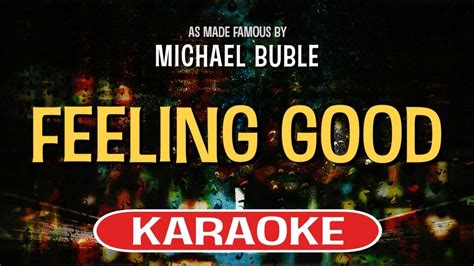 Feeling Good (Karaoke Version) - Michael Buble - YouTube