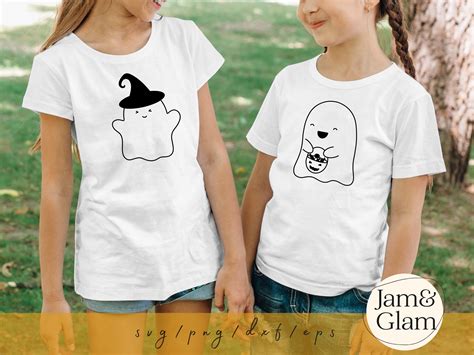 Ghost Svg Bundle Boo Svg Kids Halloween Svg Cute Ghost Svg | Etsy