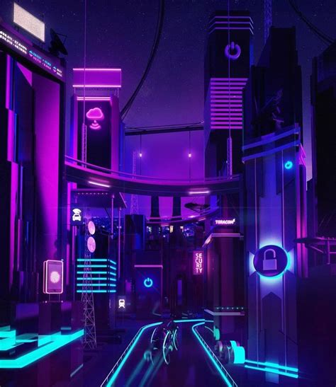 NEONCITYBURNING | Retro futuristic, Neon, Cyberpunk city