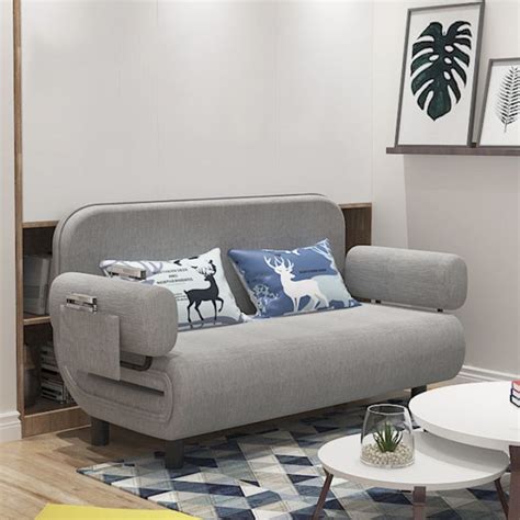 【PH&STOCK&COD】Double folding sofa bed multifunctional living room small ...