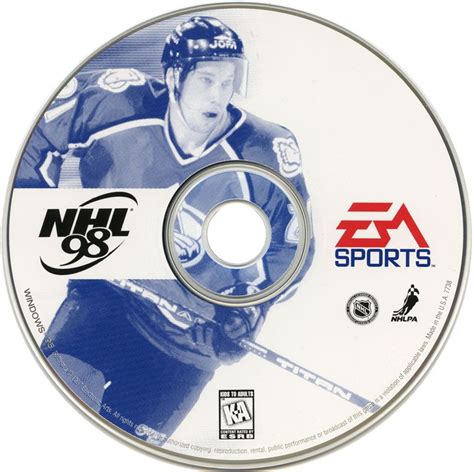 NHL 98 (1997) Windows box cover art - MobyGames