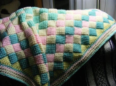 1000+ images about tunisian entrelac crochet on Pinterest | Crochet ...