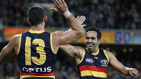 AFL 2019, Eddie Betts goal, 300th game, Adelaide Crows vs Gold Coast Suns | Fox Sports