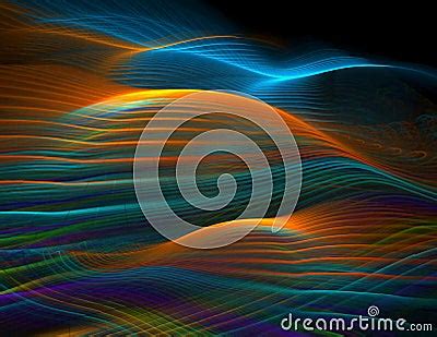 Rainbow Ocean Waves Stock Images - Image: 7964314