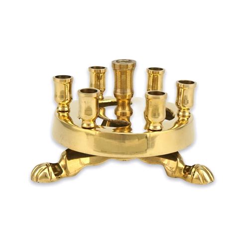 Seven-Candle Brass Candle Holder - BlessedMart