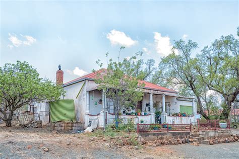 Historic Old House In Jagersfontein Stock Photo - Download Image Now ...