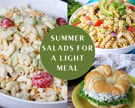 Summer Salads for a Light Meal - Just A Pinch Recipes