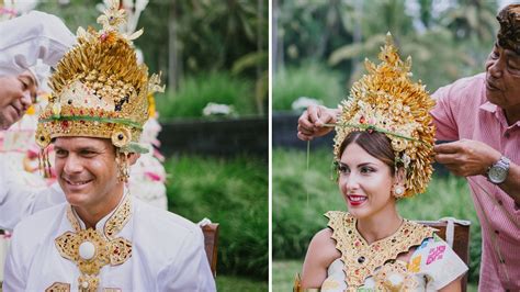 Balinese Hindu Traditional for Wedding Ceremony in Bali