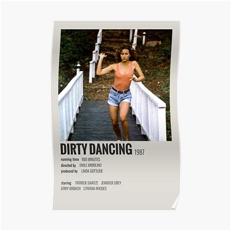 "Dirty Dancing (1987)" Poster by MoviePolaroid | Redbubble