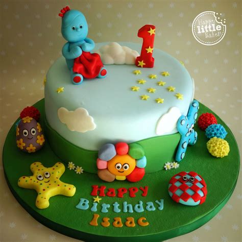 In The Night Garden Cake. Chocolate sponge with vanilla buttercream. | Garden cakes, 1st ...