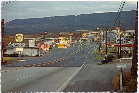 Breezewood, 1970's, via Flickr. | Breezewood, Pennsylvania history ...