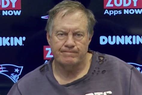 Bill Belichick Pulled Out His Finest Hole-Covered Sleeveless Sweatshirt ...