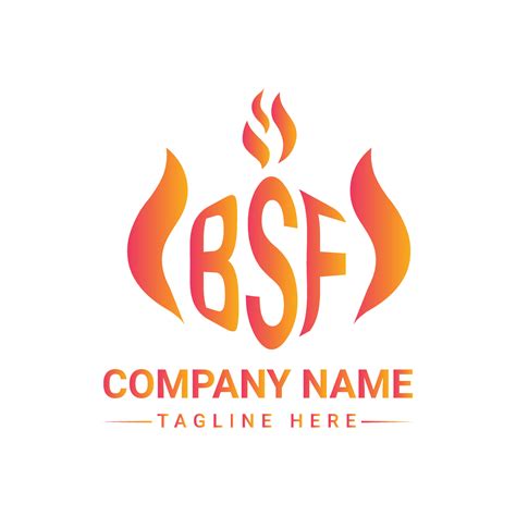 BSF Polygon logo design monogram, BSF polygon vector logo, BSF with Polygon shape, BSF template ...