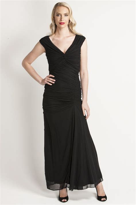 TWIST FRONT GOWN | Elegant full-length evening gown from Queenspark.com ...