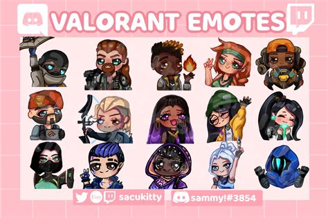 VALORANT Custom Emotes for Discord/Twitch/Youtube | Etsy