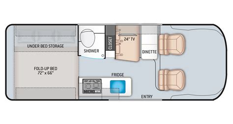 Rv Van Camper Floor Plans