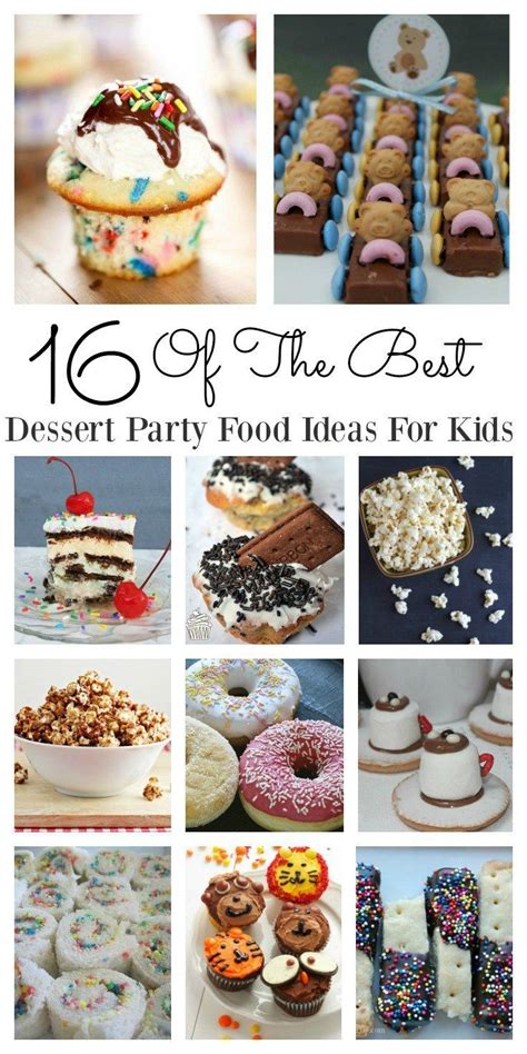 The Best Easy Dessert Party Food Ideas For Kids | Rapide