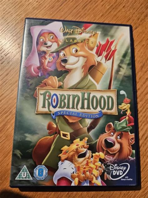 DISNEYS ROBIN HOOD Special Edition Dvd Retro Kids Disney £6.99 ...