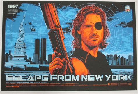 Escape From New York Poster, Mondo/AMP (24"x 36", 61cm x 91.5 cm), 1981 ...